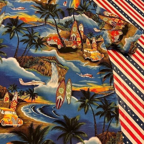 Royal Creations Hawaiian Aloha Button Down Shirt - Picture 12 of 16